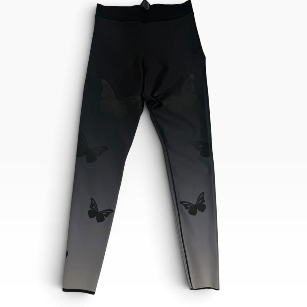 Ultracor Ultra High Lux Butterfly Legging XXS Black Gray Ombre Gradient NWOT